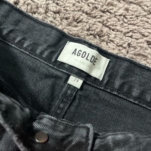 Agolde 90’s Crop Mid Rise Loose Straight Jeans